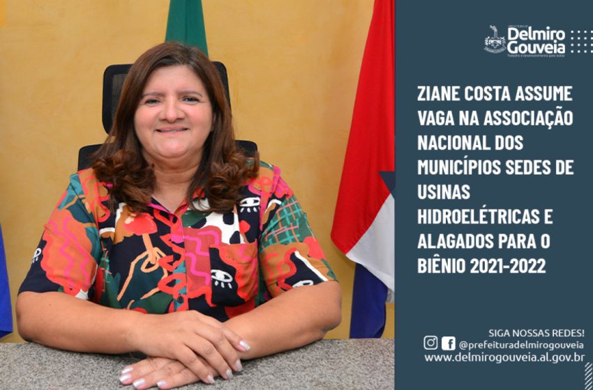  Ziane Costa assume vaga na AMUSUH para o biênio 2021-2022