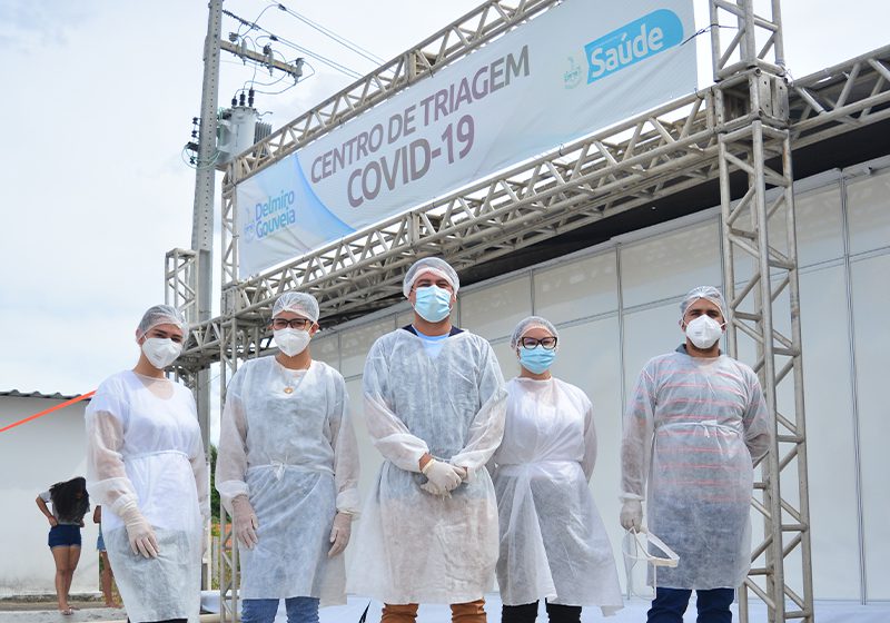  Centro de Triagem para a COVID-19 é instalado ao lado da UPA de Delmiro Gouveia