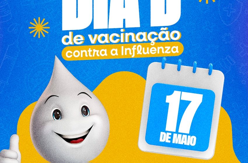 Dia D de vacinação contra gripe acontece neste sábado em Delmiro Gouveia