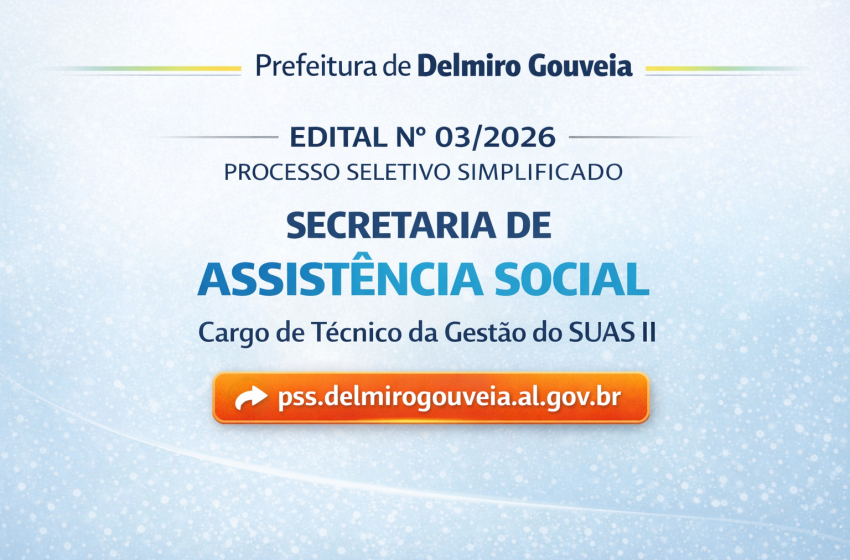  Inscrição PSS edital 03/2026 – SEASIMDH
