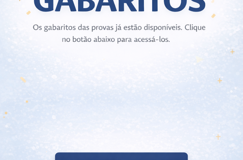  GABARITO – EDITAL – 003 -2025 – EDUCAÇÃO