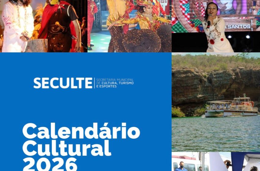  Prefeitura de Delmiro Gouveia divulga Calendário Cultural 2026 com eventos o ano inteiro